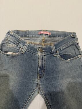 Levi’s 504 Slouch Straight Jeans Women’s 34x32 Light Wash Y2K Low Rise Denim